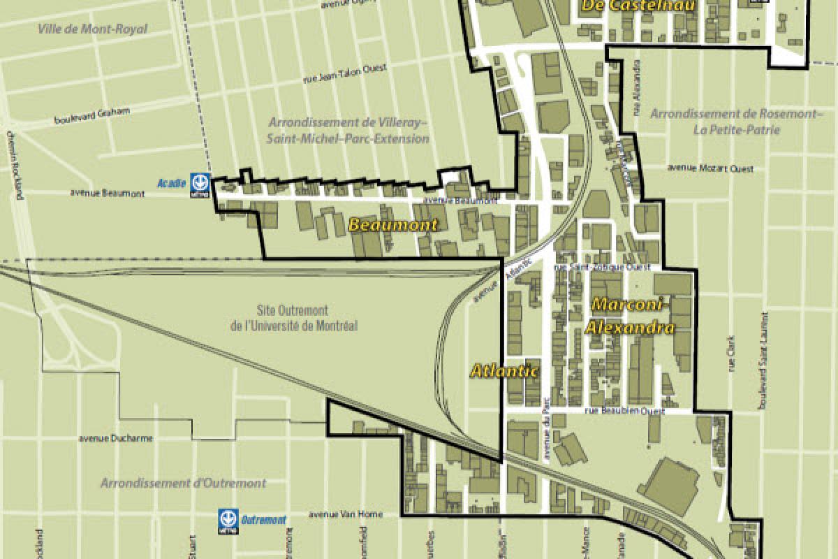 Consultation sur le PDUES : secteurs de l'ancienne gare de triage Outremont