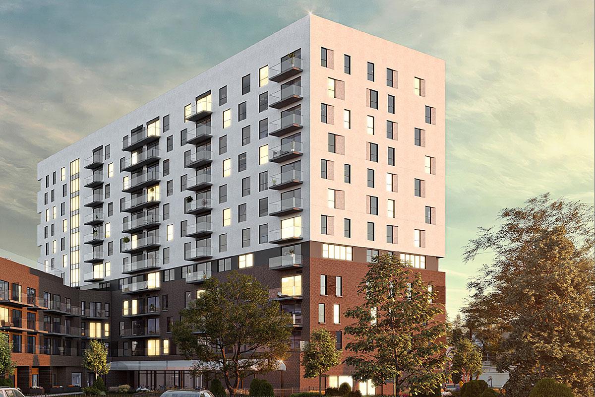 Vers la construction de 989 nouveaux logements à Montréal. Crédit : Olymbec