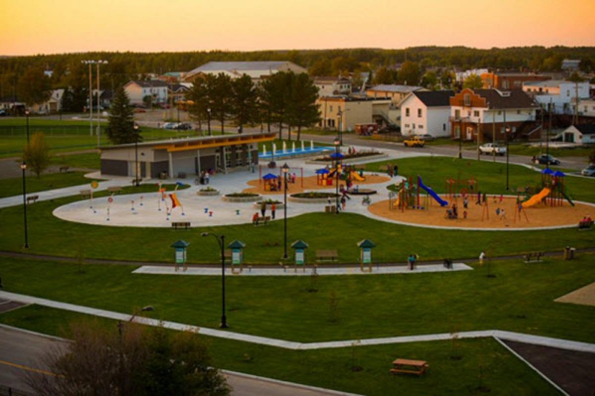 Osisko et la ville de Malartic inaugurent le parc du Belvédère