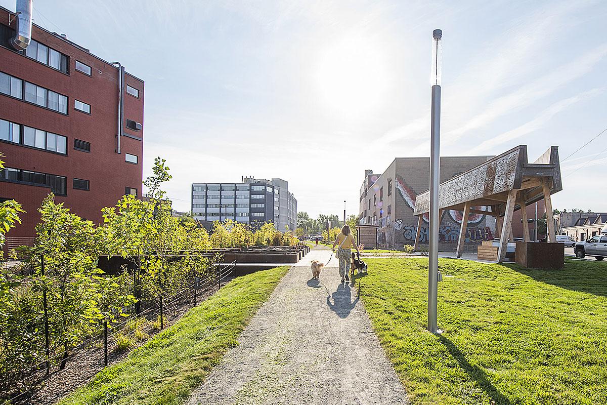 Un nouveau parc ouvre ses portes dans Rosemont-La Petite-Patrie. Crédit : Ville de Montréal