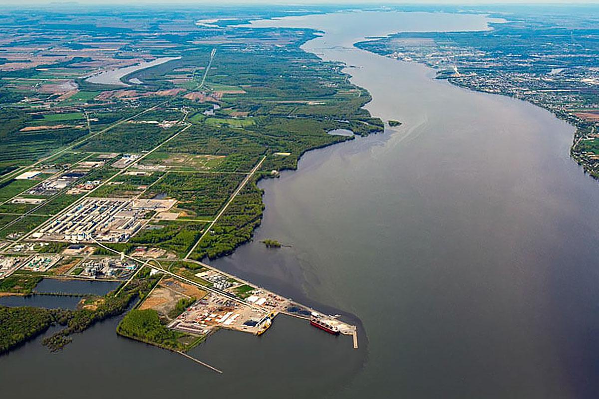 Québec agrandira le parc industriel et portuaire de Bécancour. Crédit : Société du parc industriel et portuaire de Bécancour