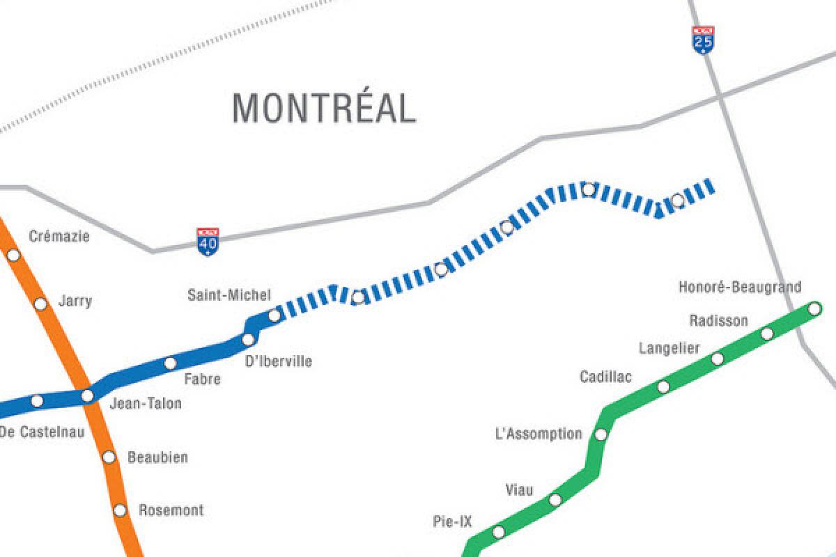 Montréal : investissements en vue du prolongement de la ligne bleue