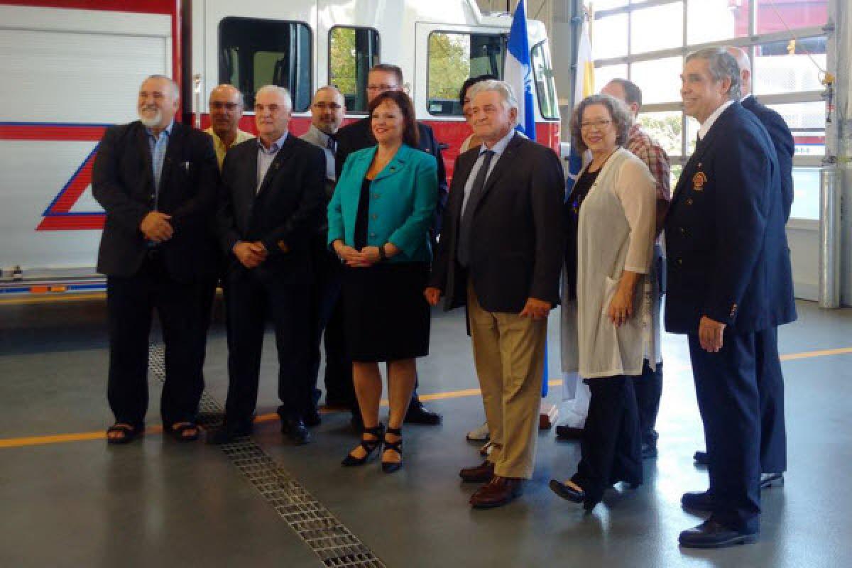 Rigaud : inauguration de la nouvelle caserne de pompiers