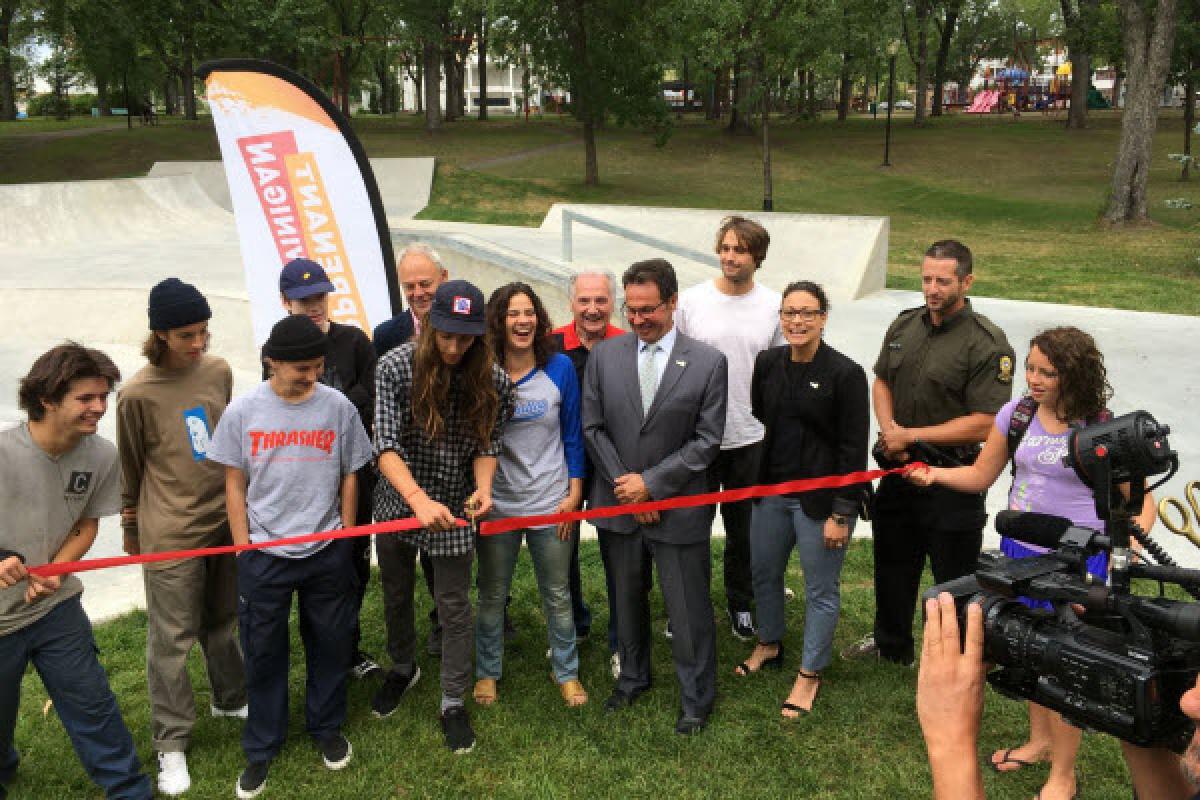 Un deuxième planchodrome inauguré à Shawinigan