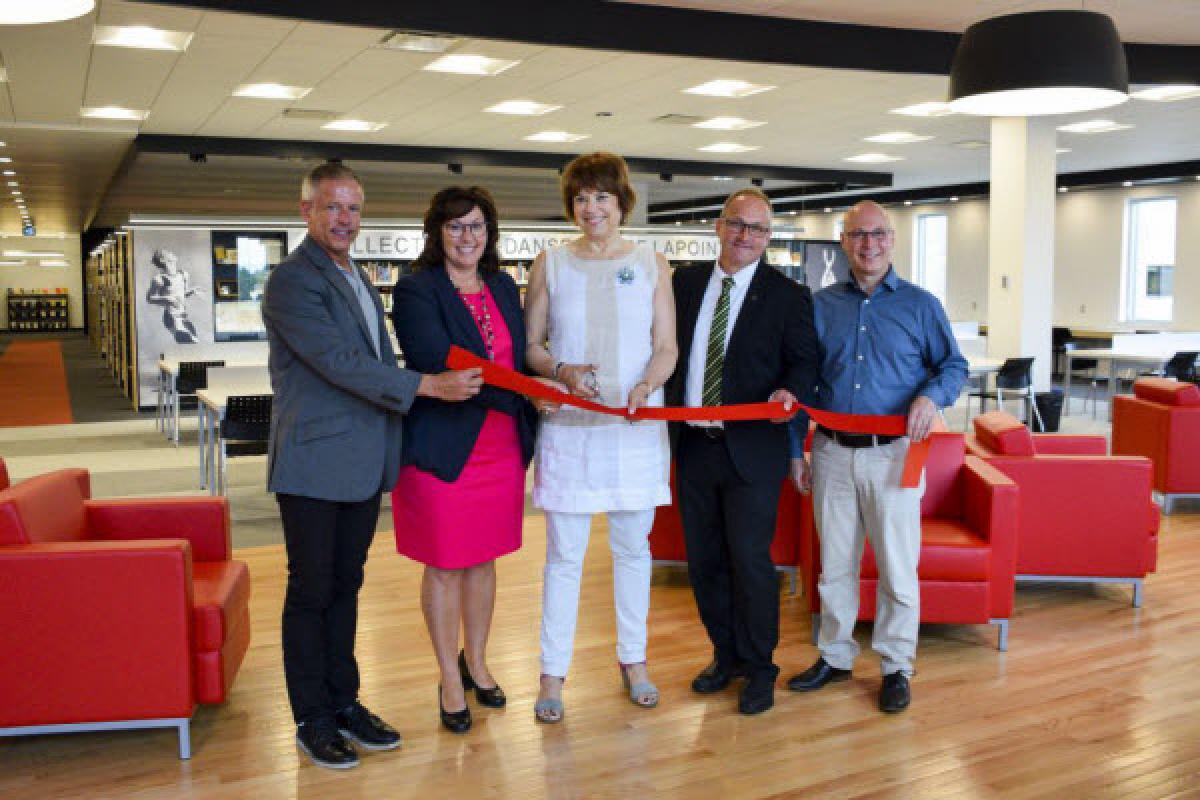 Inauguration de la bibliothèque du Cégep de Drummondville