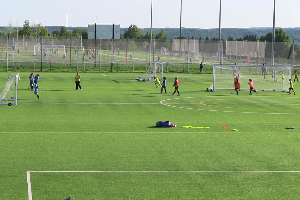 Saint-Georges : travaux d’aménagement au deuxième terrain de soccer synthétique