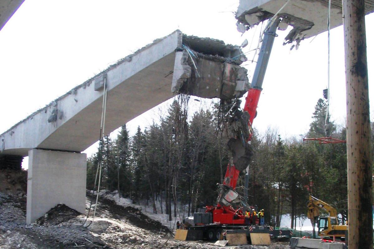 Un nouveau pont sur l’autoroute 15 à Sainte-Adèle