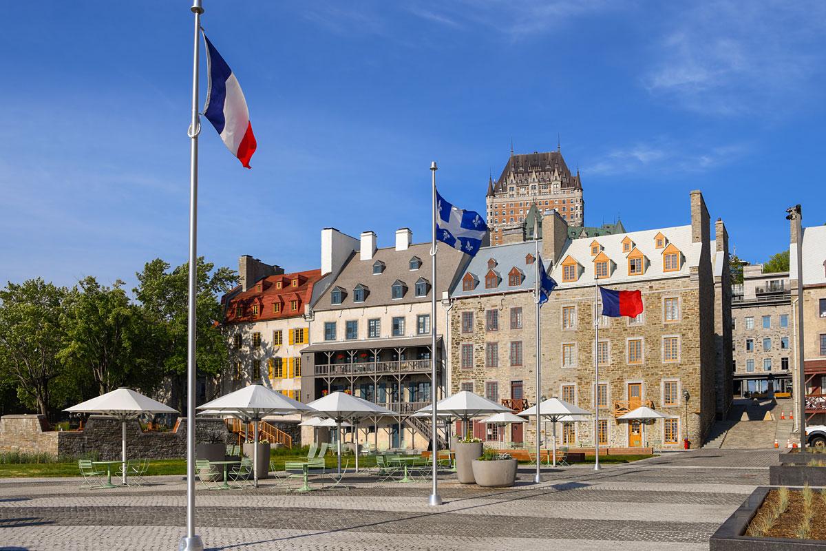 Inauguration de la nouvelle place de Paris. Crédit : Ville de Québec