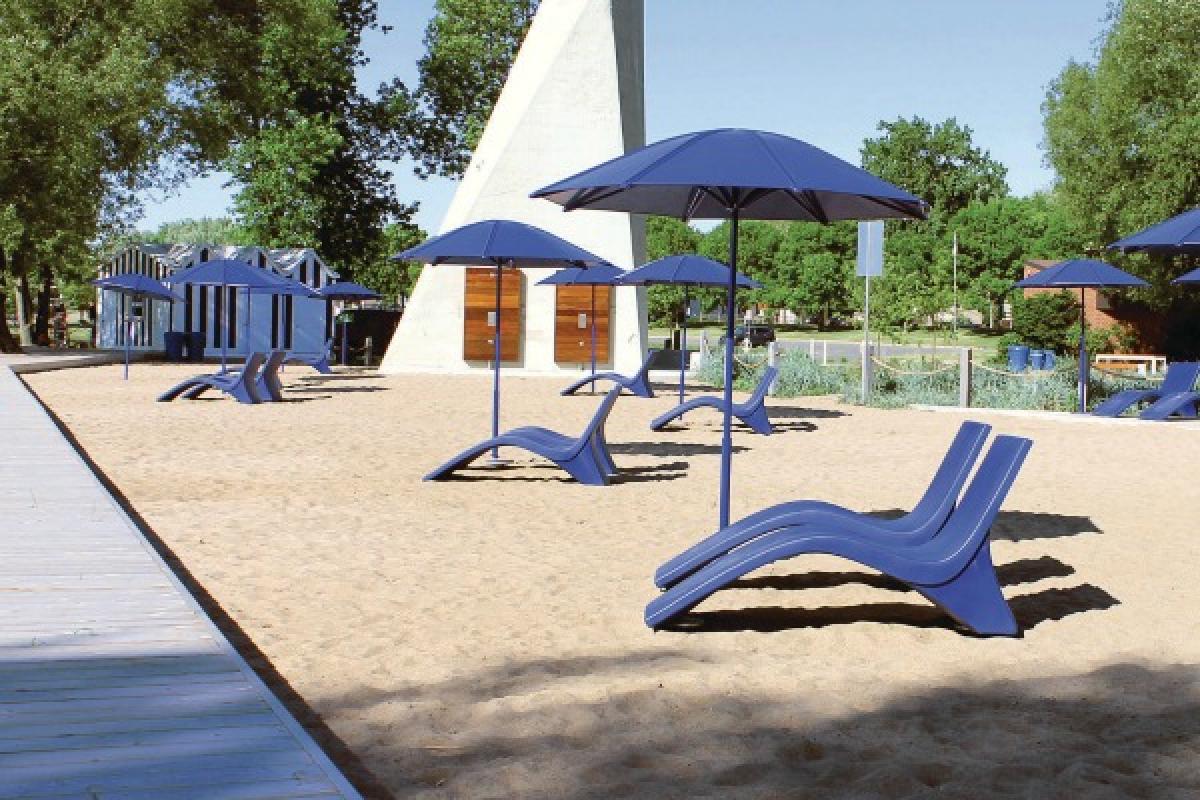 Après d'importants travaux d'aménagement, le parc-plage Saint-Laurent a été inau