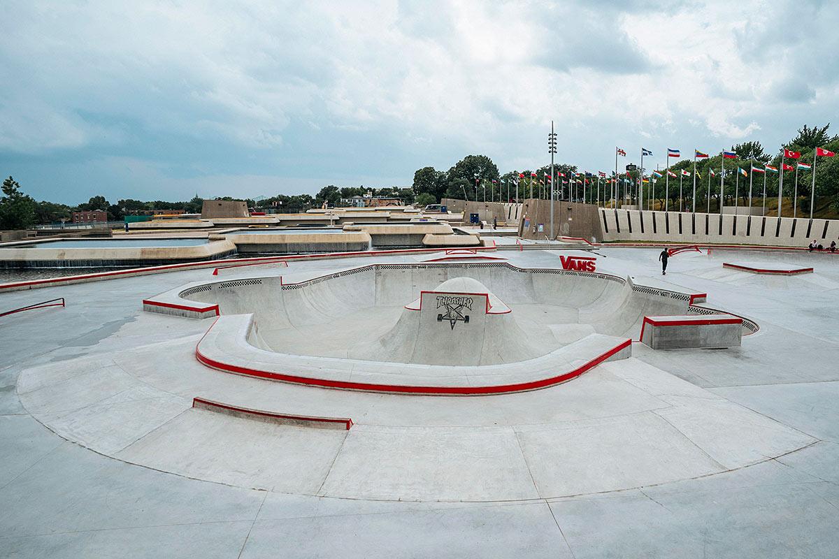 Un planchodrome de calibre international au Parc olympique. Crédit : Ryan Lebel.