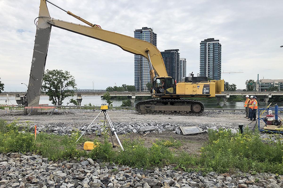 Chantier de réhabilitation du parc d’entreprises de la Pointe-Saint-Charles - Crédit : Ville de Montréal