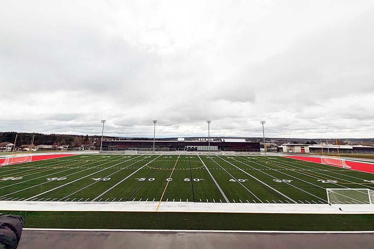 La polyvalente de Saint-Georges inaugure ses nouvelles installations sportives. Crédit : Centre de services scolaire de la Beauce-Etchemin