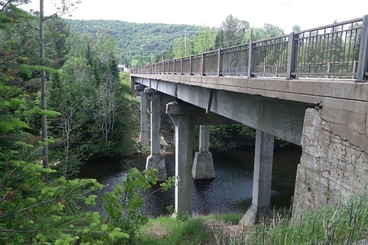 Contrat octroyé pour la reconstruction d’un pont sur la route 309. Crédit : MTQ