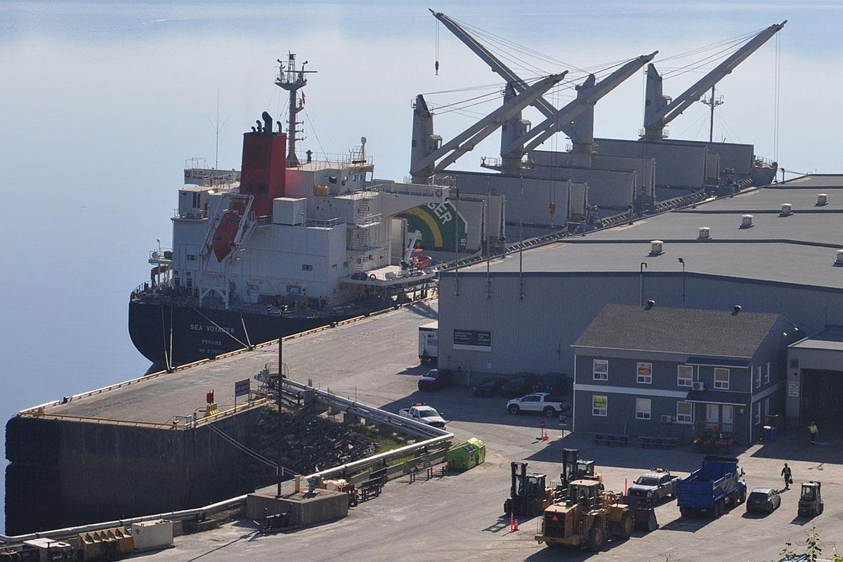 Port de Saguenay : investissements en infrastructures de 250 M$ d’ici 2027. Crédit : Administration portuaire du Saguenay