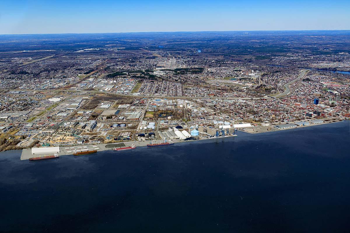 Port de Trois-Rivières : appui financier pour la construction du Terminal 21. Crédit : Port de Trois-Rivières 