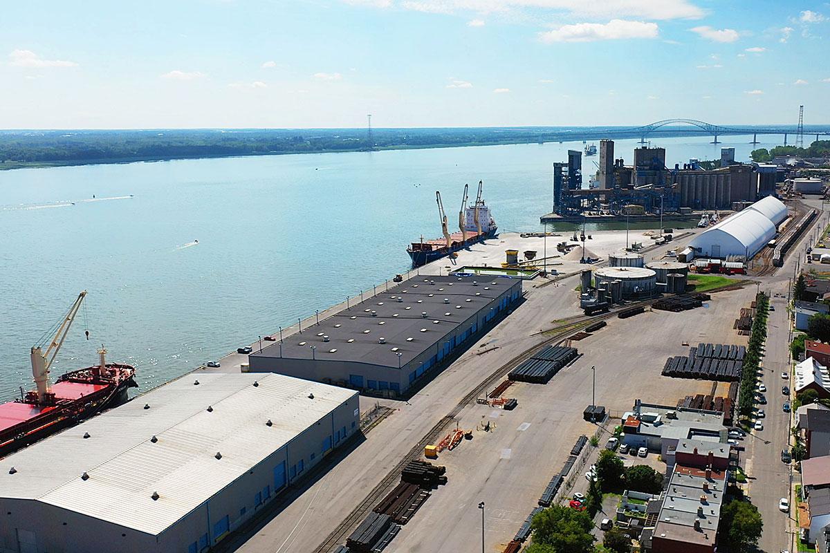 Un projet de rénovation d'infrastructures maritimes au port de Trois-Rivières