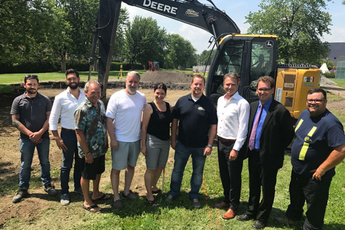 Varennes : travaux de réaménagement du parc du Pré-Vert