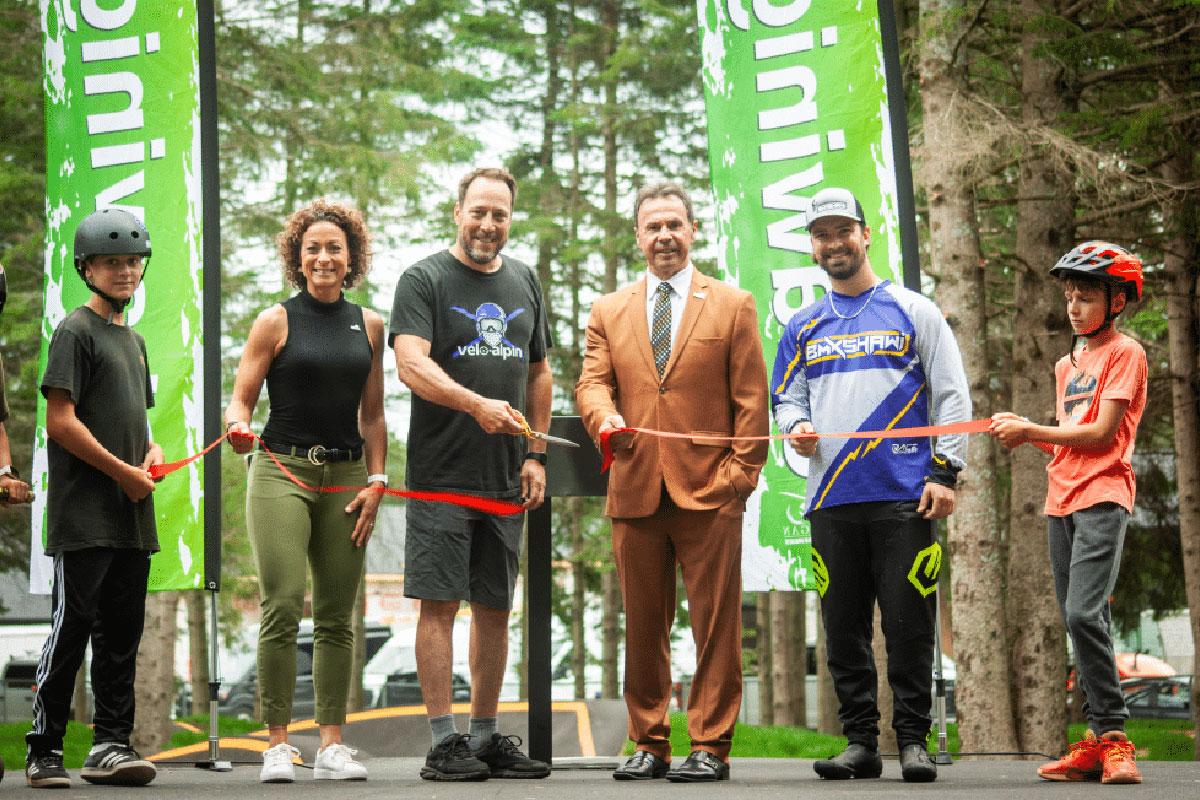 Shawinigan inaugure la piste à rouleaux au parc Turcotte. Crédit : Ville de Shawinigan