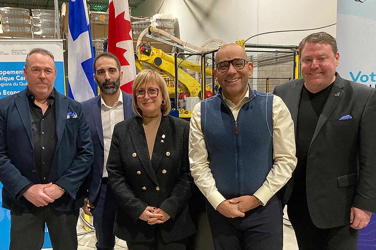 Une nouvelle usine pour Revêtements Chemtec. Crédit : Investissement Québec