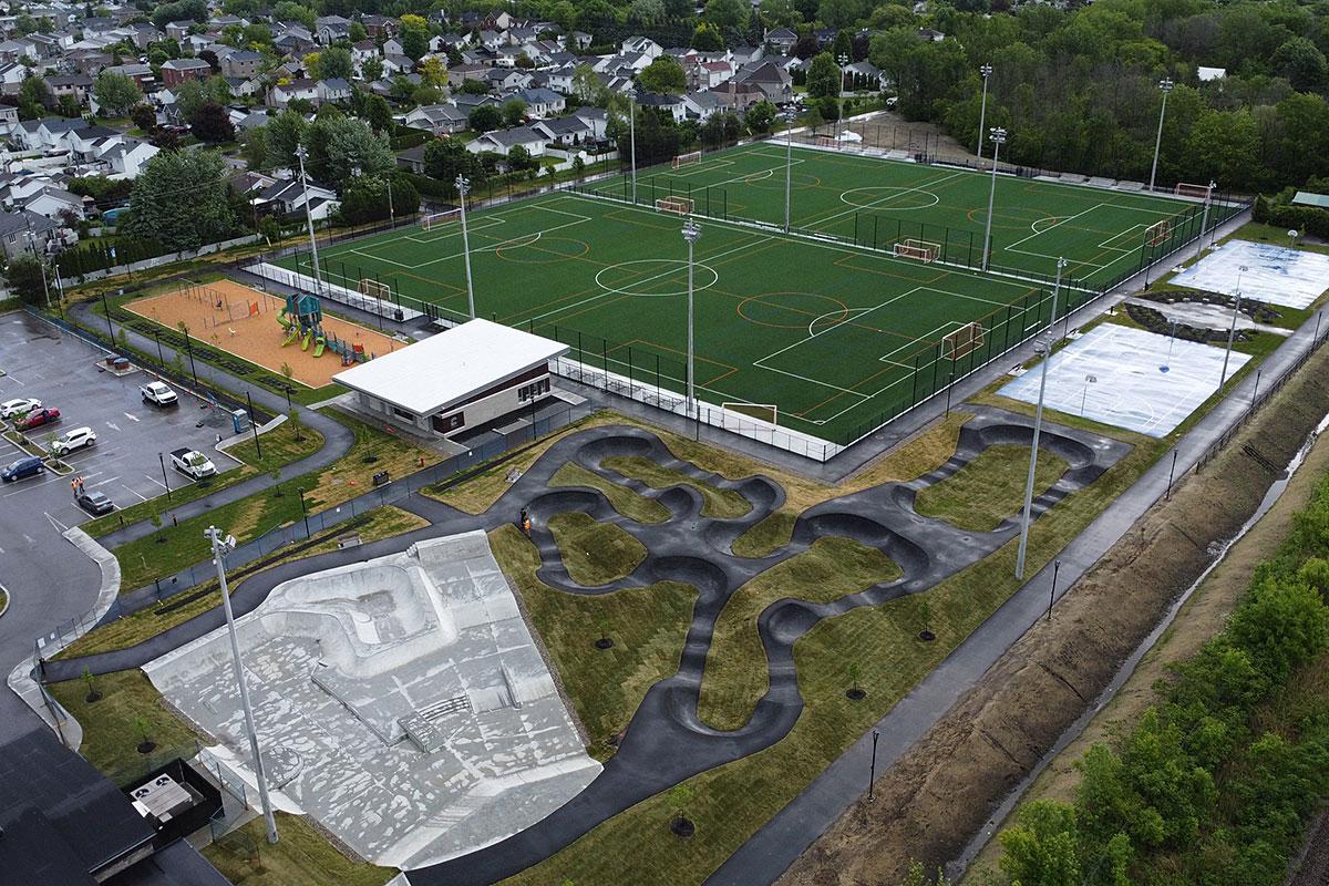 Inauguration du Pôle culturel et sportif de Saint-Constant. Crédit : Ville de Saint-Constant