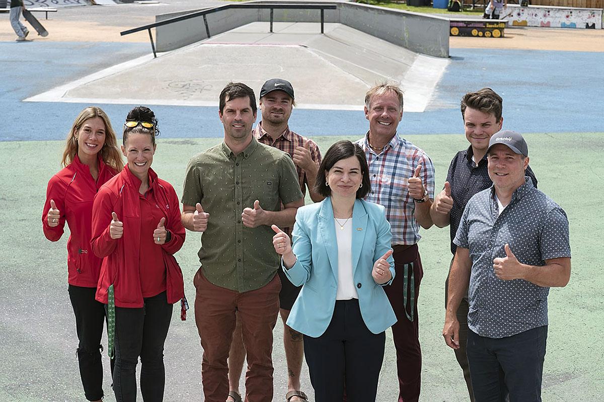 Granby : travaux de rénovations au skatepark rue Saint-Urbain. Crédit : Ville de Granby