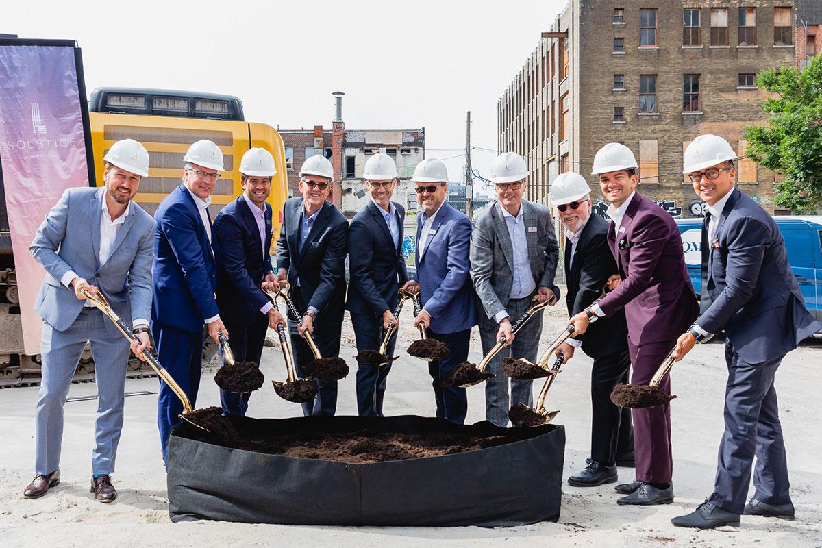 La construction de Solstice Montréal a officiellement débuté cette semaine - Photo de Solstice Montréal 