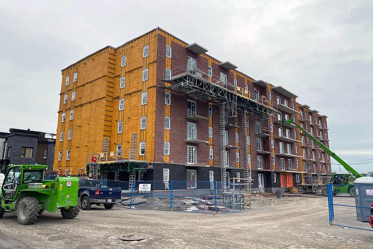 Construction de 90 nouveaux logements sociaux et abordables à Gatineau. Crédit : Société canadienne d'hypothèques et de logement