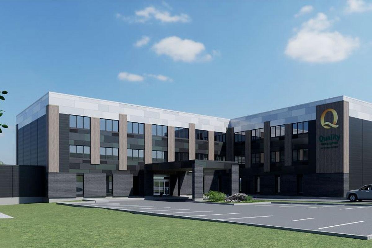 Un hôtel de 60 chambres sera construit à Témiscouata-sur-le-Lac. Crédit : Ville de Témiscouata-sur-le-Lac