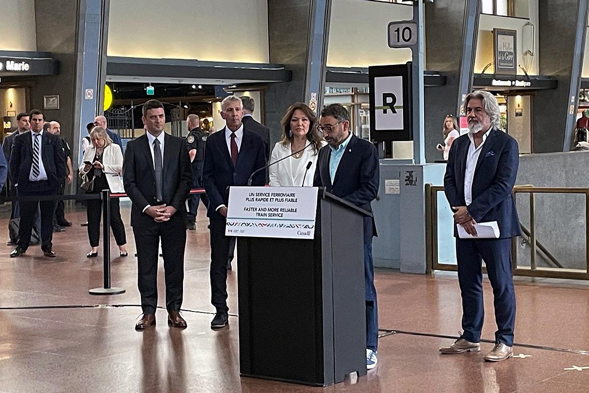 Train à grande fréquence : trois groupes pourront soumettre une proposition. Crédit : Transports Canada