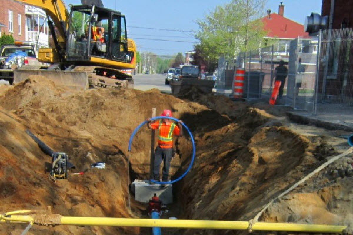 Shawinigan : mise en service d’un nouveau réseau d’eau potable