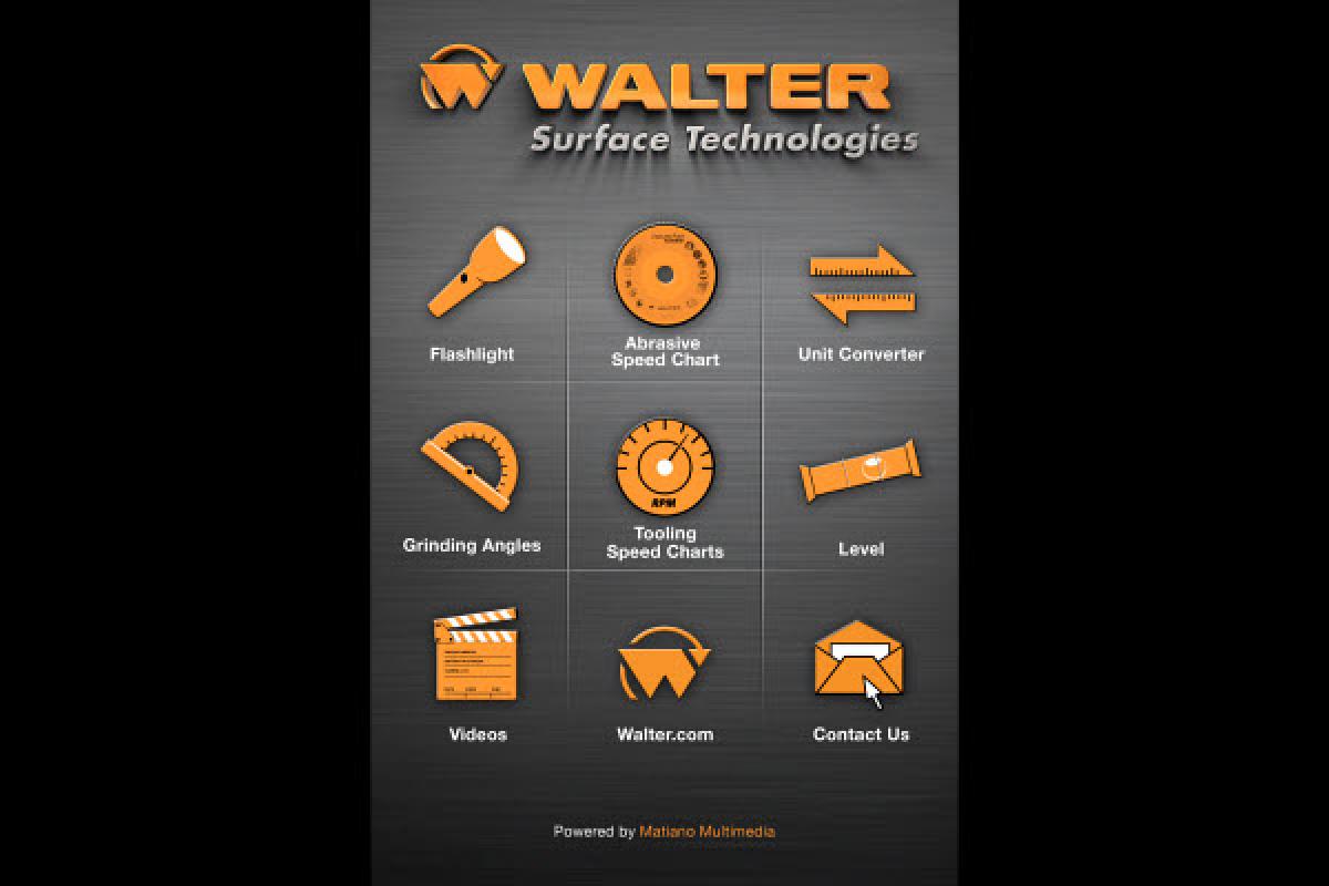 Walter Technologies pour surfaces lance sa 1re application pour iPhone