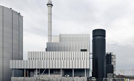 La centrale de chauffage bioénergétique de Vuosaari. Crédit : Tuomas Kivinen