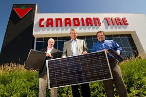 Société Canadian Tire présente des produits solaires autonomes