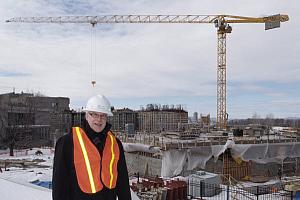 André Roy, ingénieur, directeur du projet de revitalisation de Cité Desjardins.