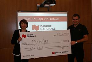 Diane Déry, Banque Nationale et Robert Michaud, président de Ramp-Art.