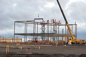 Génératrice Drummond a entrepris la construction d'un nouveau bâtiment.