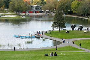 Le lac aux Castors, parc du Mont-Royal, Montréal