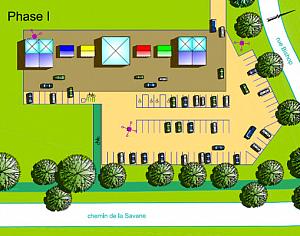 Plan de la phase 1 du marché public de Longueuil.