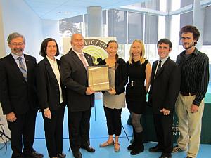 Remise de la certification Campus durable à Polytechnique Montréal.