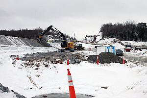Élargissement de l'autoroute 50 : le chantier progresse. Crédit : Ministère des Transports et de la Mobilité durable du Québec