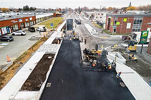 Trois-Rivières : fin des travaux sur le boulevard Sainte-Madeleine. Crédit : Ville de Trois-Rivières