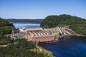 Hydro-Québec investit 1,25 G$ dans l’aménagement hydroélectrique de la Trenche. Crédit : Hydro-Québec