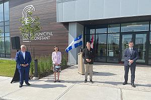 Inauguration du Centre municipal de Saint-Constant. Crédit : Ville de Saint-Constant