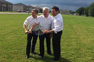 Construction d’un terrain de tennis à Saint-Maurice