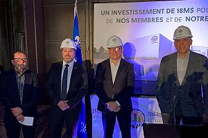 Investissements à l’Association coopérative forestière de Saint-Elzéar. Crédit : Investissement Québec