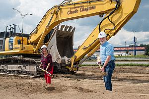 Début des travaux pour l’échangeur Val-des-Brises - Photo : Sophie Poliquin