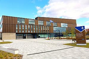 Inauguration de l’école secondaire du Bosquet. Crédit : Centre de services scolaire des Chênes