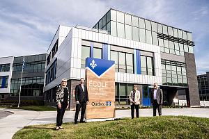 Inauguration d’une école « nouvelle génération » à Vaudreuil-Dorion. Crédit : L'Art de Capter, Josiane Farand