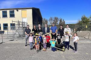 Agrandissement de l’école Saint-Pierre d’Alma. Crédit : Centre de services scolaire du Lac-Saint-Jean