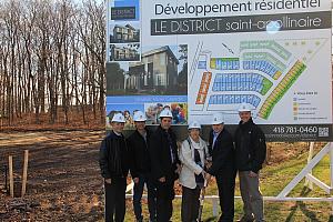 Lancement du projet immobilier le District Saint-Apollinaire